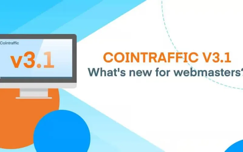 Cointraffic v3.1 – What's New for Webmasters?