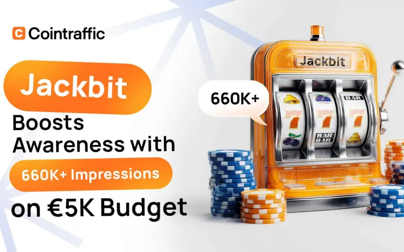 Jackbit Casino display advertising campaign — 660K impressions case study.