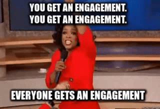 gets an engagement