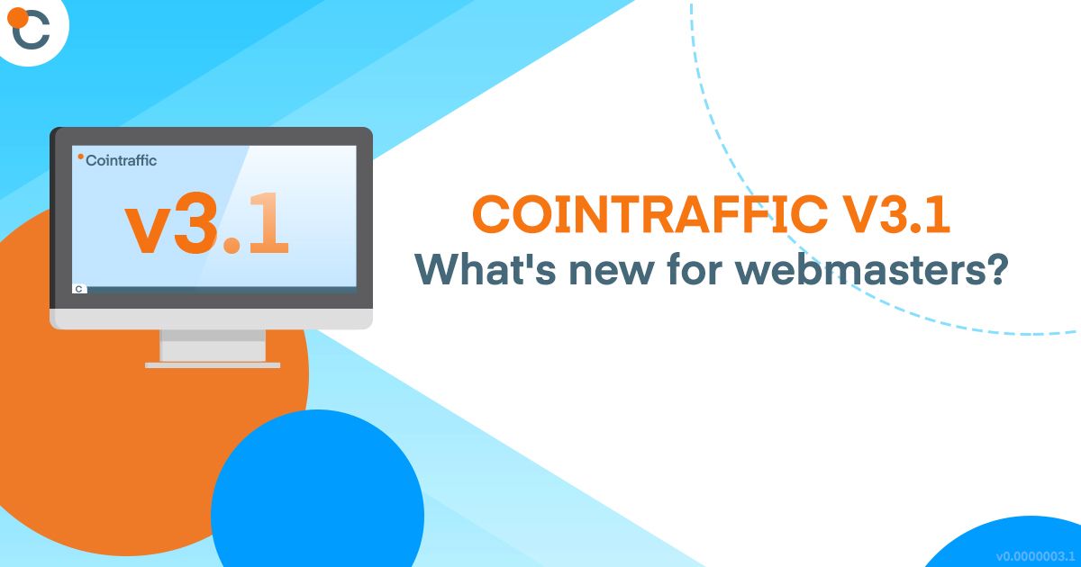 Cointraffic v3.1 – What’s New for Webmasters?