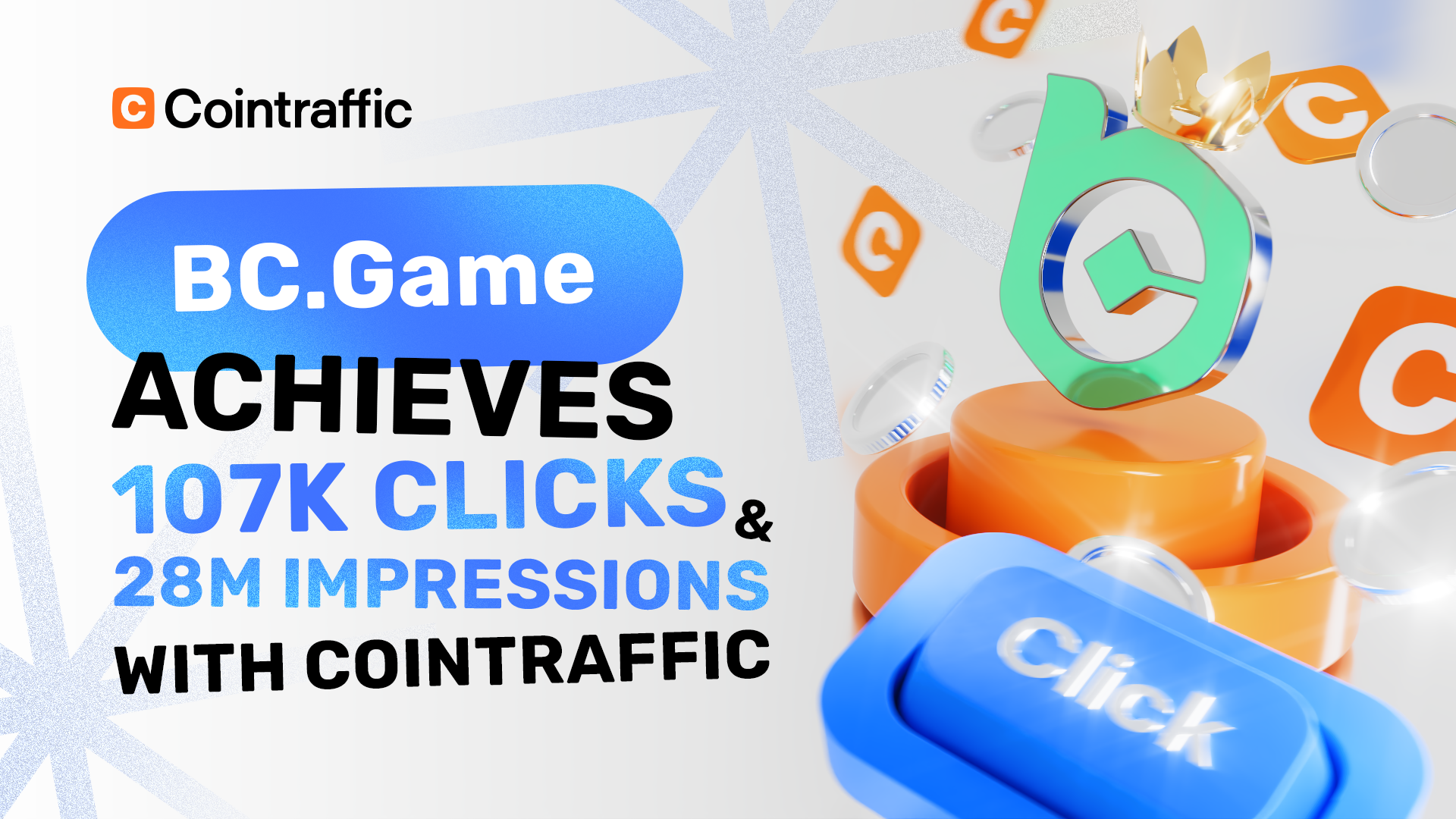 Discover how Cointraffic’s popunder and sticky formats helped BC.Game capture high-value traffic and outperform key metrics in the gambling market.