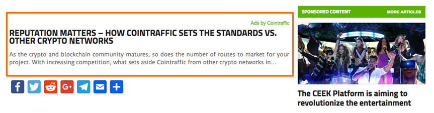 Branded Content & Advertorials